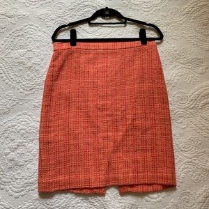 🧡 Orange J. Crew pencil skirt 🧡